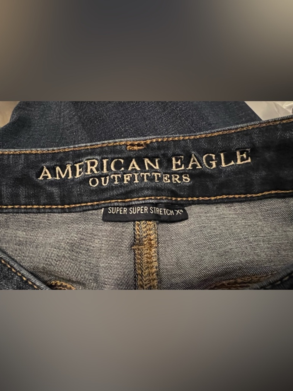 American Eagle Hi-Rise Distressed Jeggings Denim Jeans – Size 4 - Picture 5 of 6